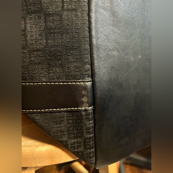 Worthington Classic Canvas & Leather Tote Bag EUC!​​​​ - Picture 6 of 12